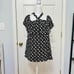 MICHAEL KORS BLACK AND WHITE FLORAL OFF-SHOULDER HALTER BLOUSE TOP 88