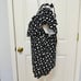 MICHAEL KORS BLACK AND WHITE FLORAL OFF-SHOULDER HALTER BLOUSE TOP 88