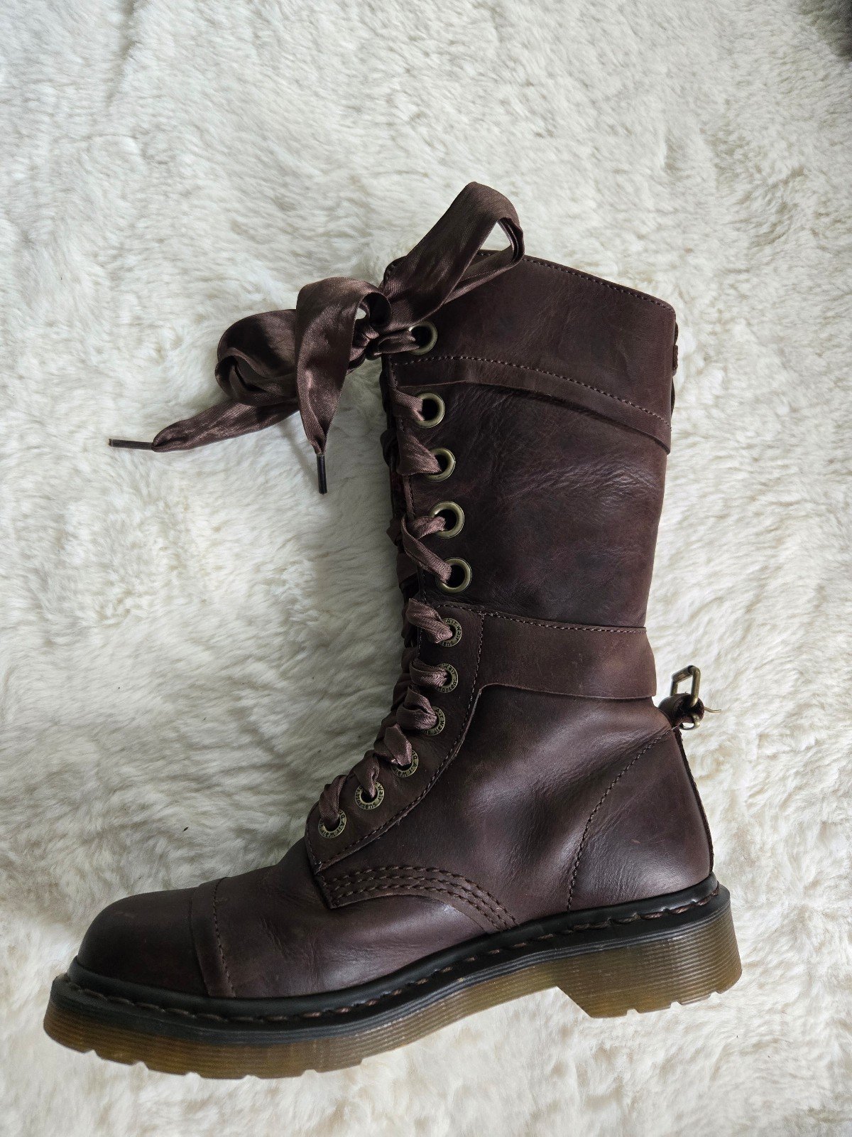 Beautiful Tall Vintage Dr. Martens Leather Boots