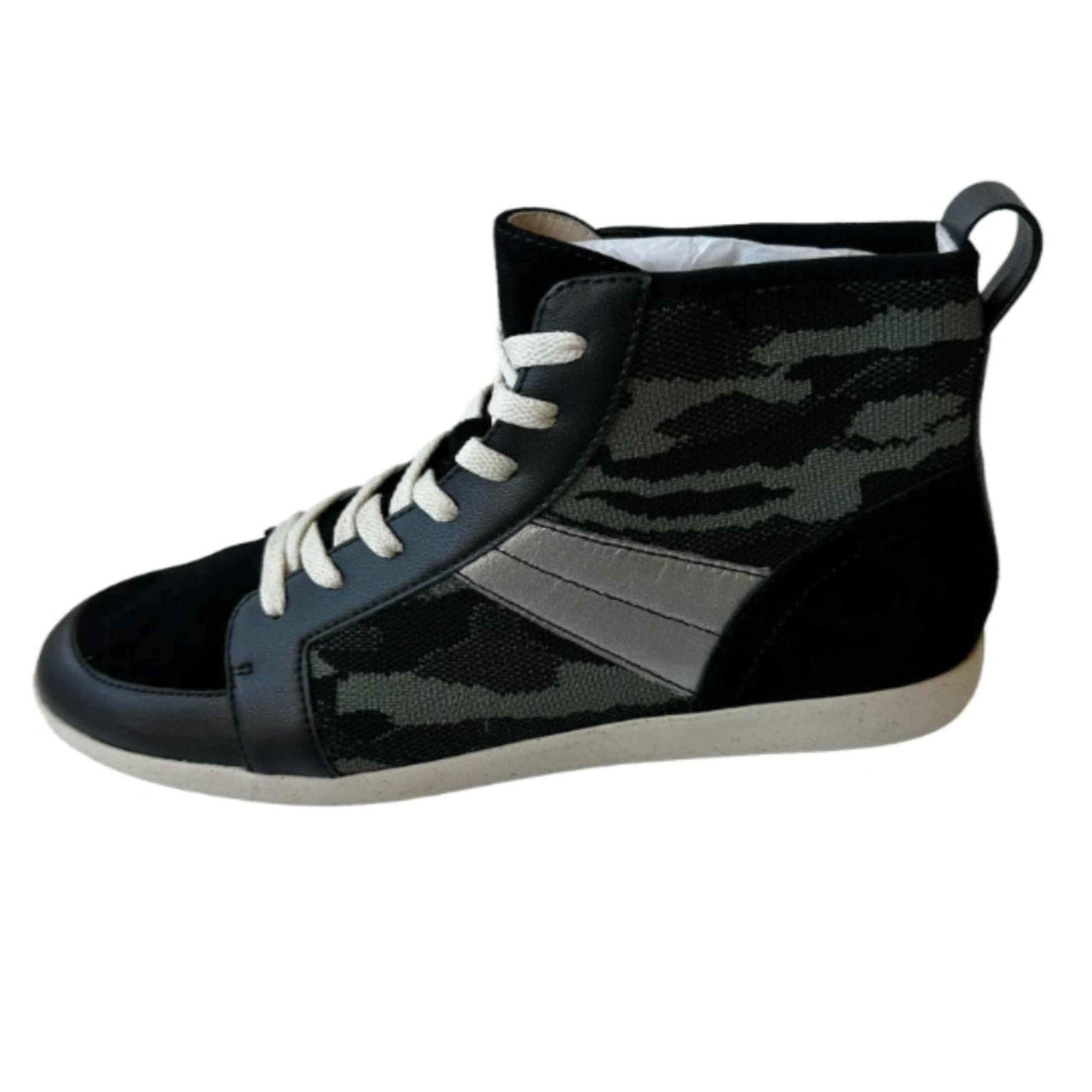 Sanctuary Sneakers Major Camouflage Smart Creation Green Black Women's Size 8M