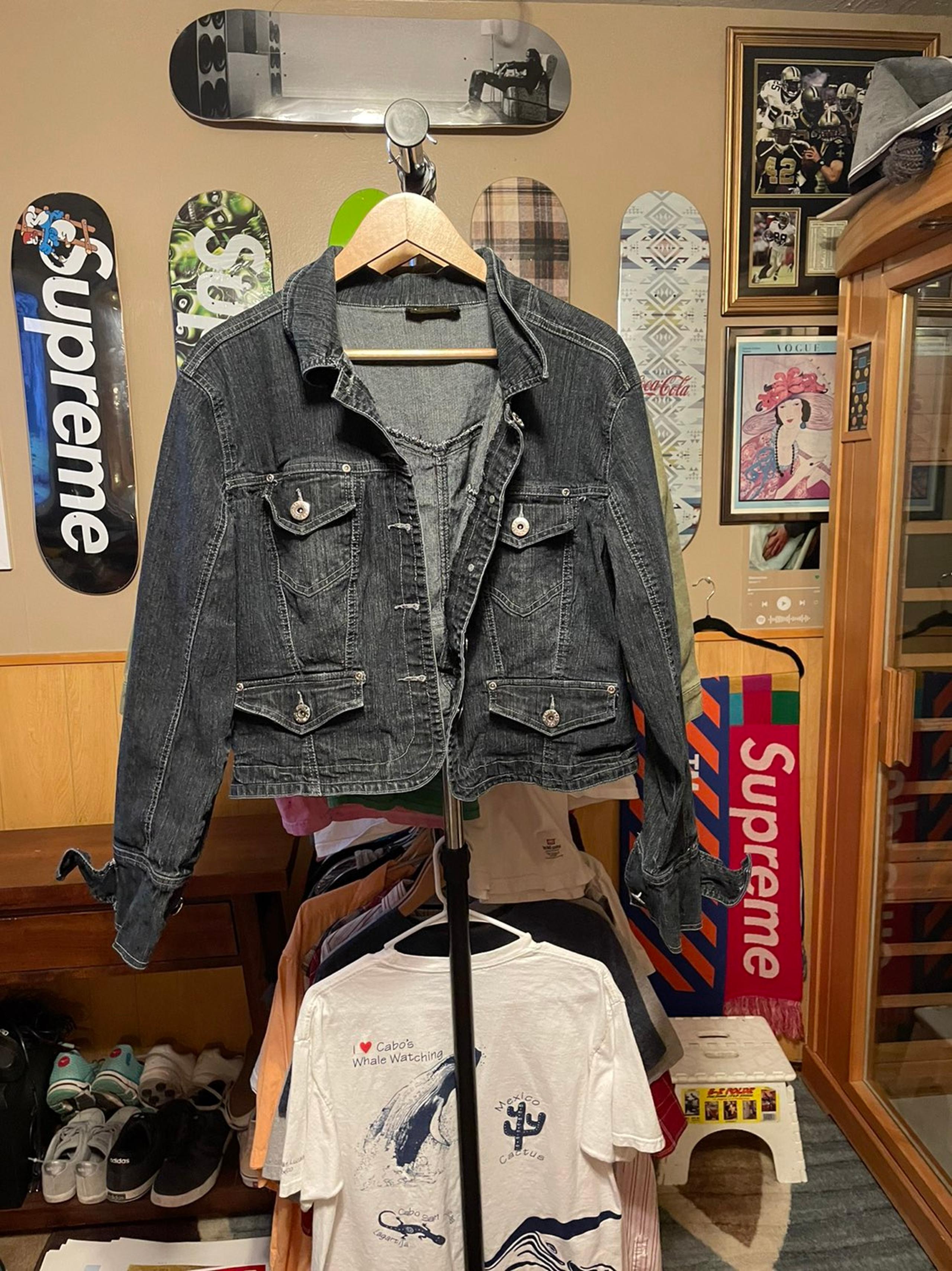 Ashley Stewart women's size large denim jacket
