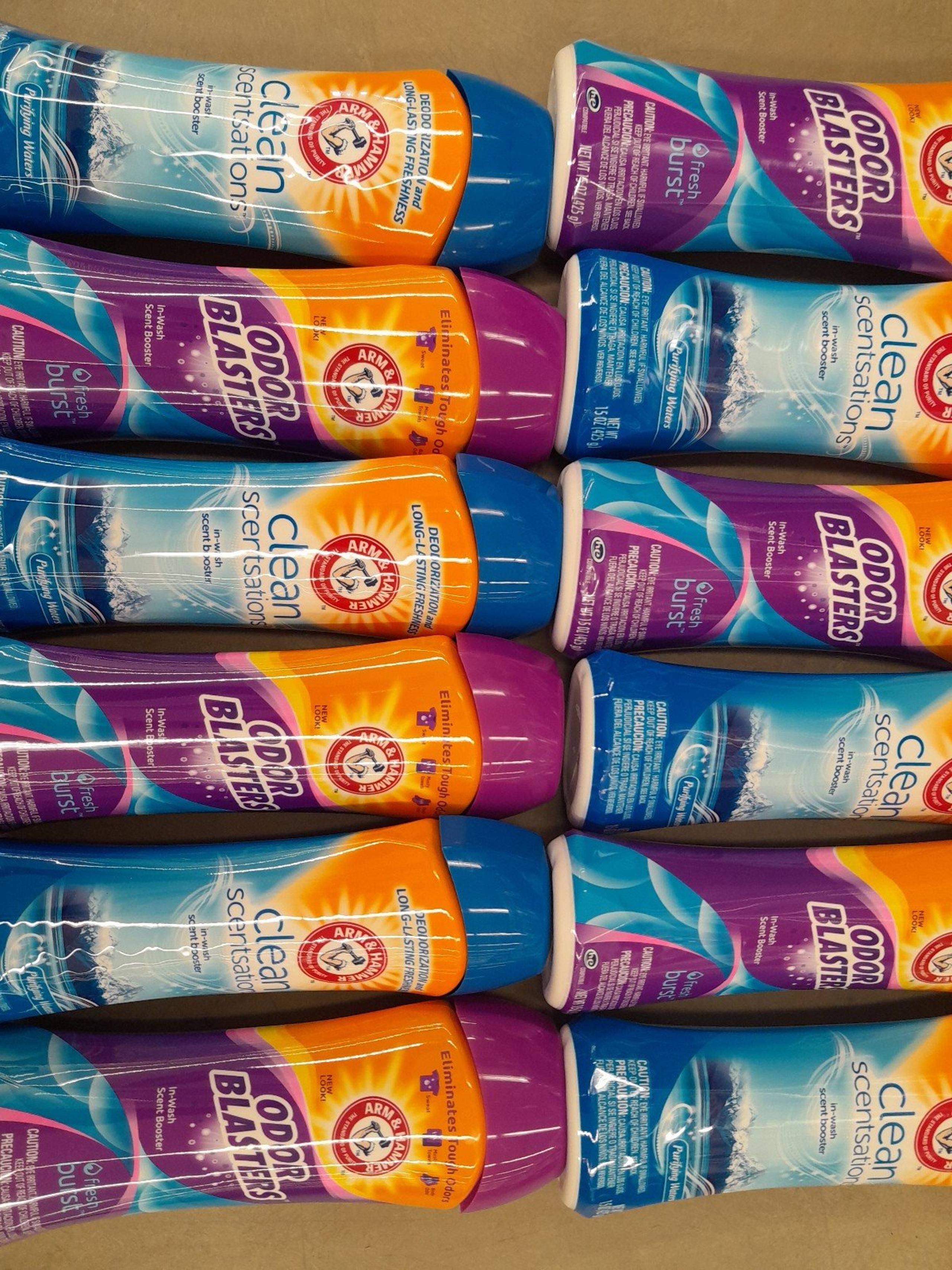QTY 12 ARM AND HAMMER SCENT BOOSTER BUNDLE ODOR