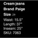 NWOT Paige Cindy Crop Jean in cream
