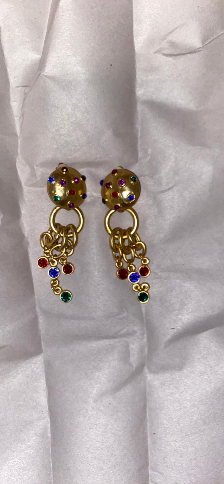 Earrings Vintage Cross Color Type