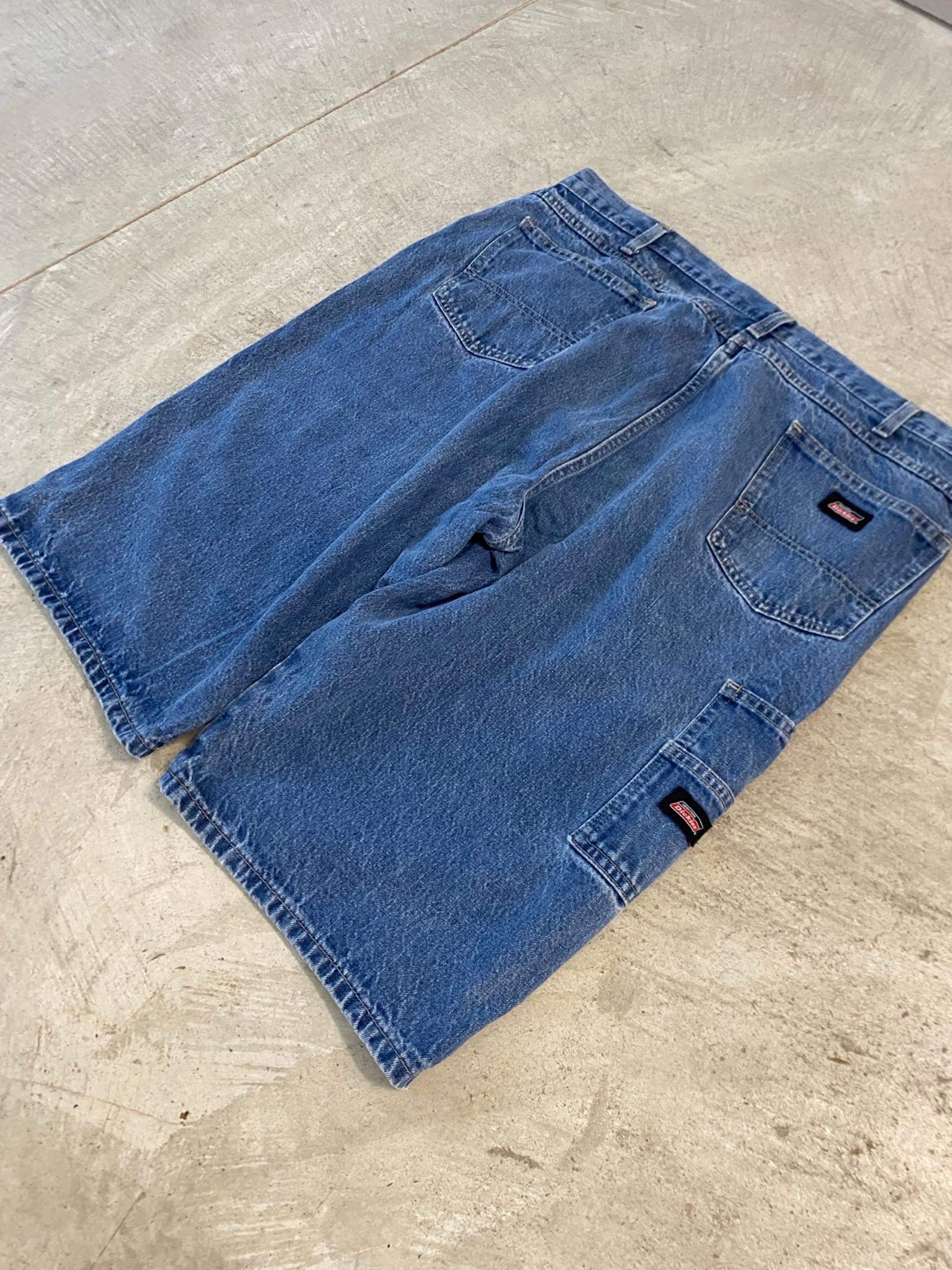 Genuine Dickies Blue Utility Carpenter Jean Shorts