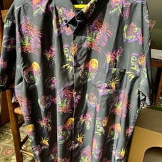 RSVLTS Universal Monsters Fluorescent Frights KUNUFLEX XL Shirt
