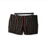 Volcom Frochickie Green/Orange Stripe Chino Shorts Size 7 Low Rise