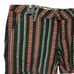 Volcom Frochickie Green/Orange Stripe Chino Shorts Size 7 Low Rise