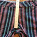 Volcom Frochickie Green/Orange Stripe Chino Shorts Size 7 Low Rise