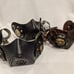 Black w/Antique Leather Diesel Face Mask