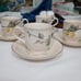 Noritake of Ireland Set of 4 Edwardian Lady Cups and Saucers