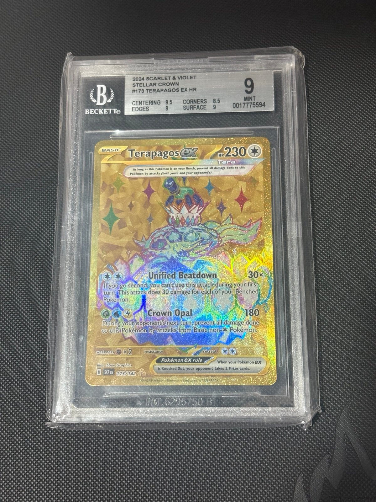 Pokemon Beckett 9 Terapagos