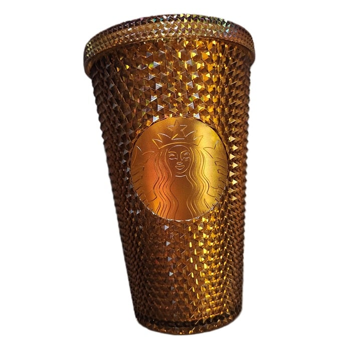 Starbucks Gold 16oz Anniversary Limited Edition Studded Tumbler Cup