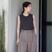 Florent's new sleeveless knitwear.