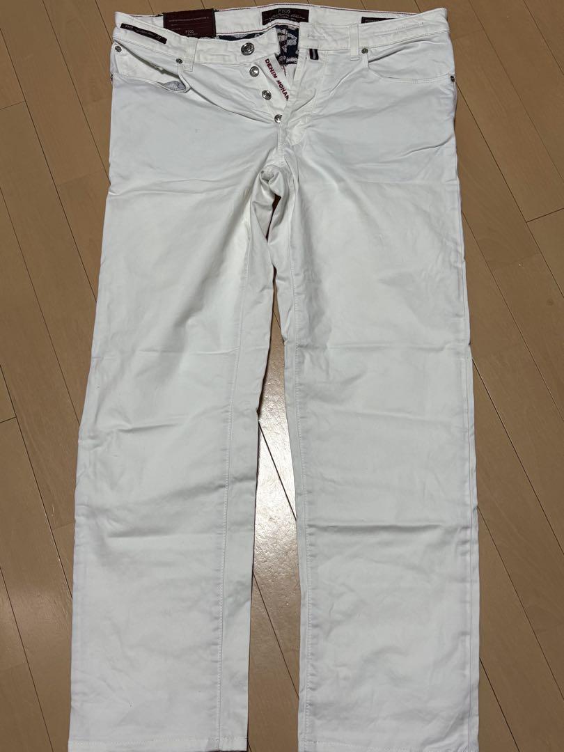 PT05 White Denim Chino Pants