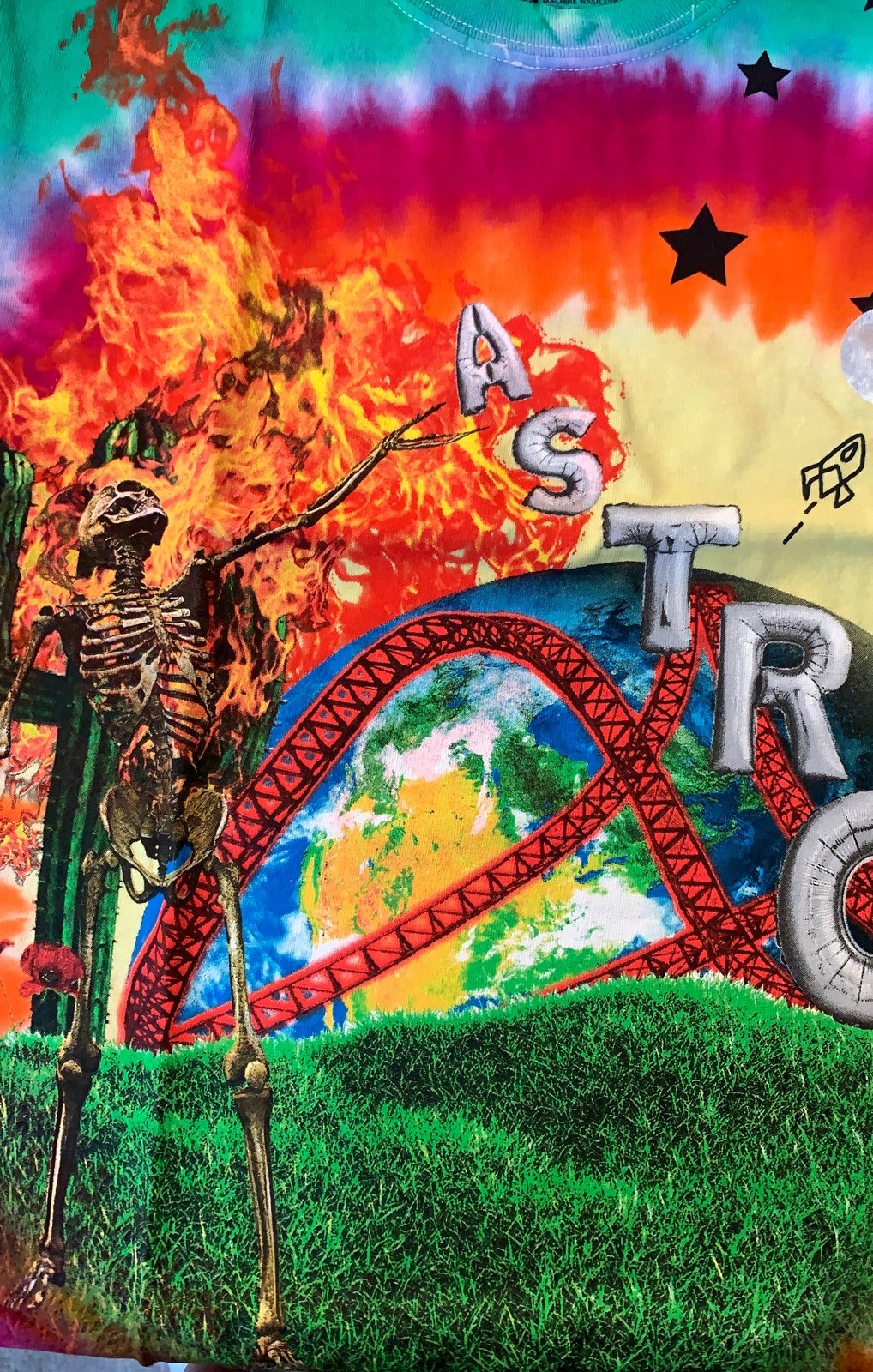 astroworld smiley t shirt