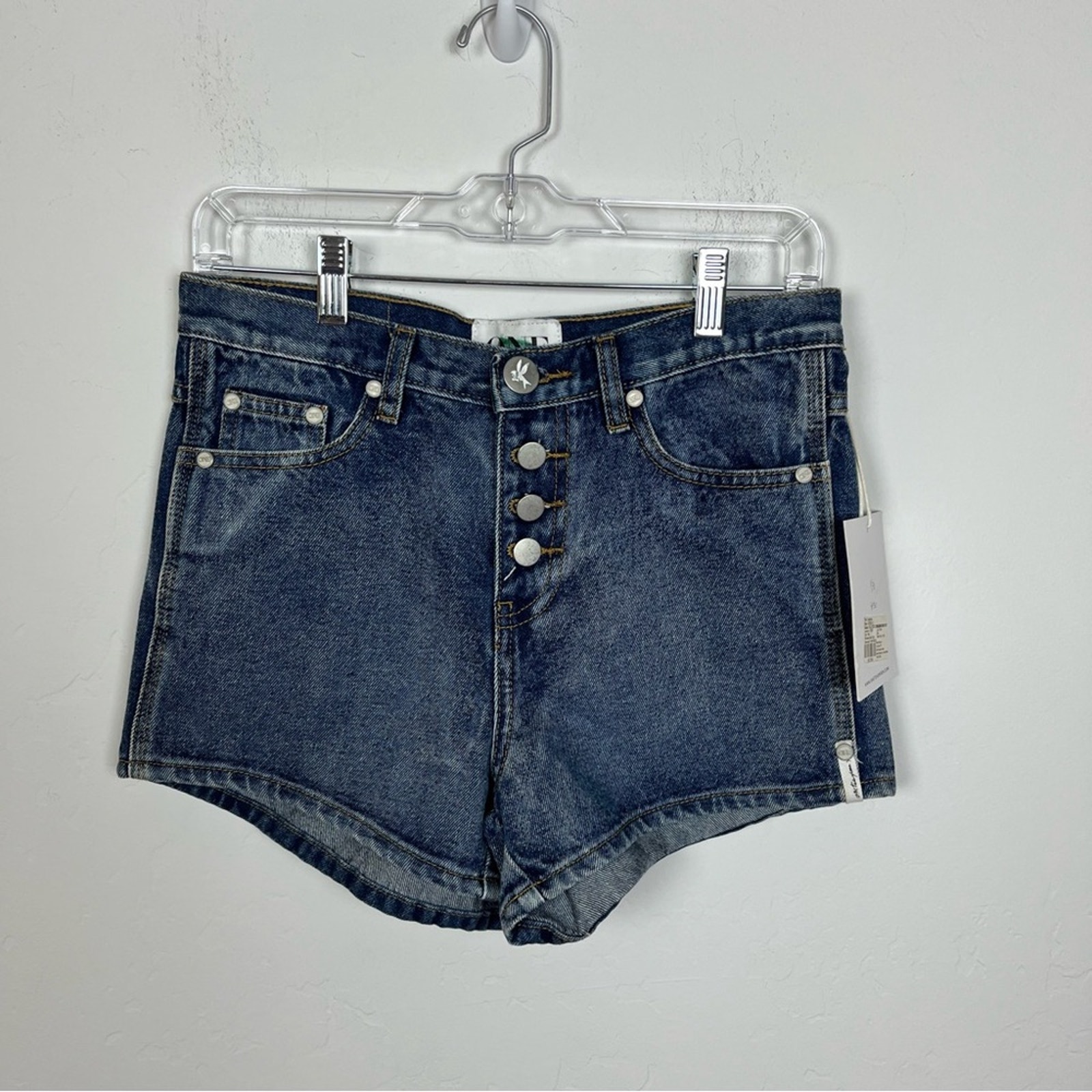 One Teaspoon Button Fly Jean Shorts
