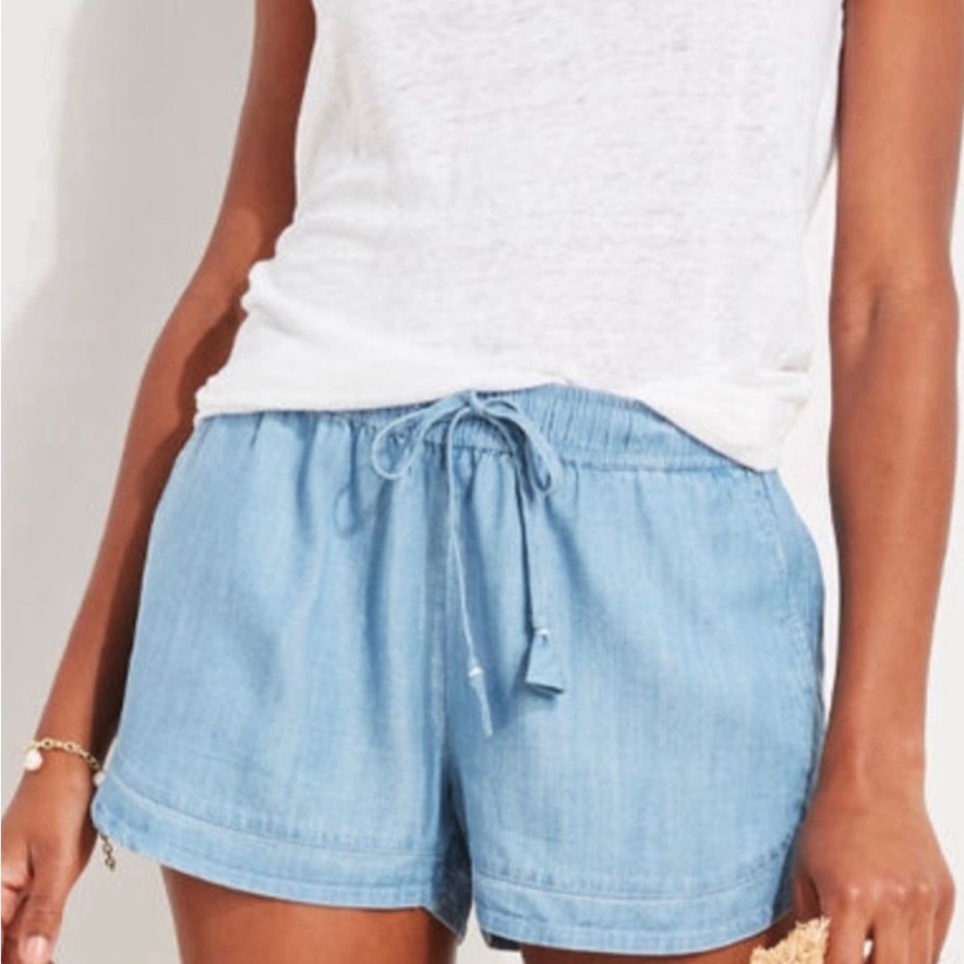 Vineyard Vines Chambray Pull On Shorts in Cloud (Blue) Size 2X New with Tags