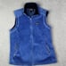 Vintage Patagonia Vest Womens Large Blue Regulator Polartec USA Made Full Zip