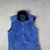 Vintage Patagonia Vest Womens Large Blue Regulator Polartec USA Made Full Zip