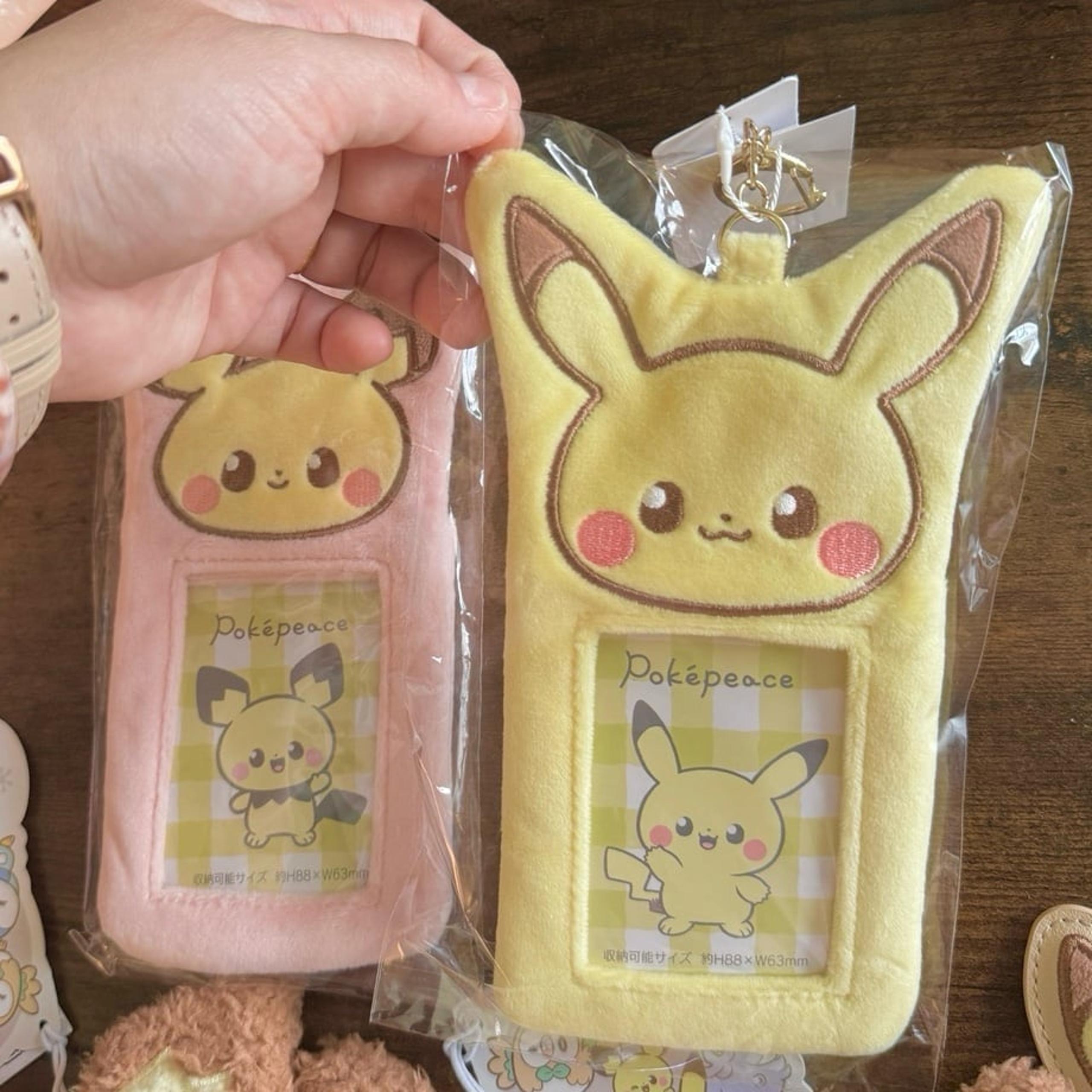 Pikachu card ID case cover Pokémon center Japan pokepeace wallet