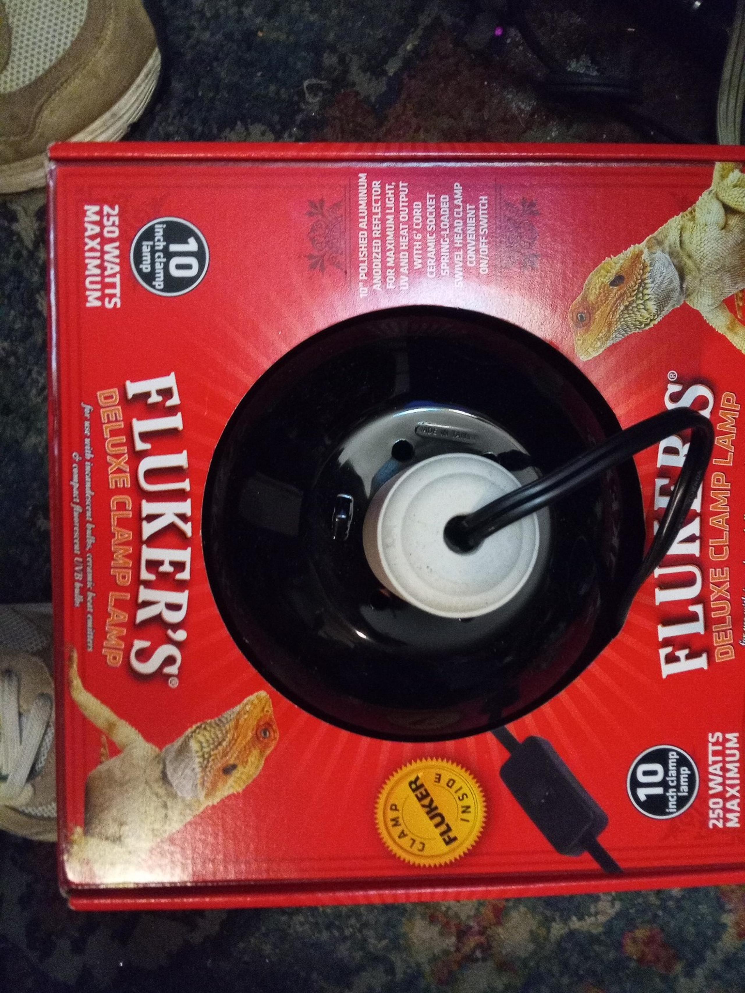 Flukers deluxe clamp lamp