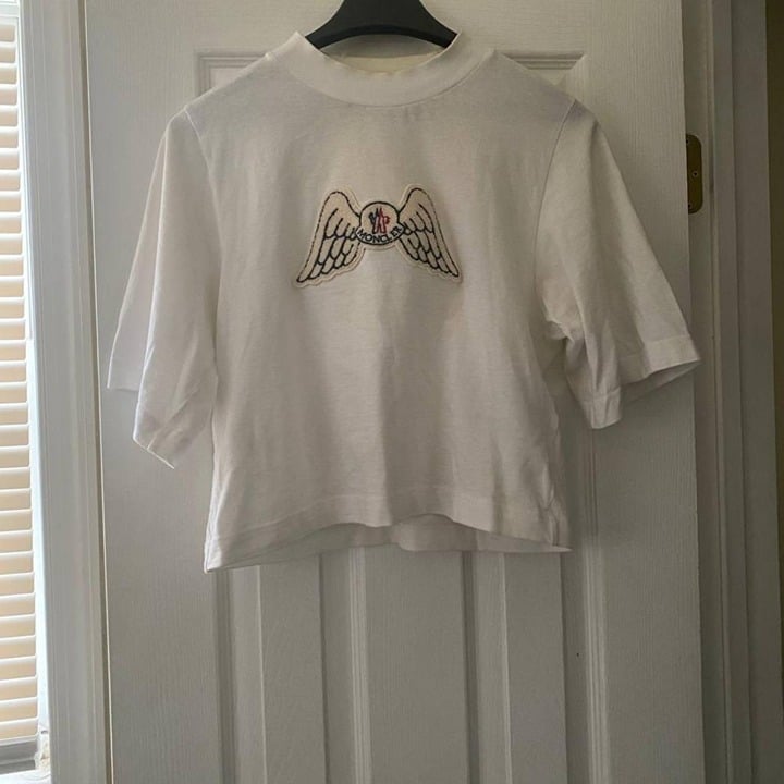 palm angels x moncler mock wings tee