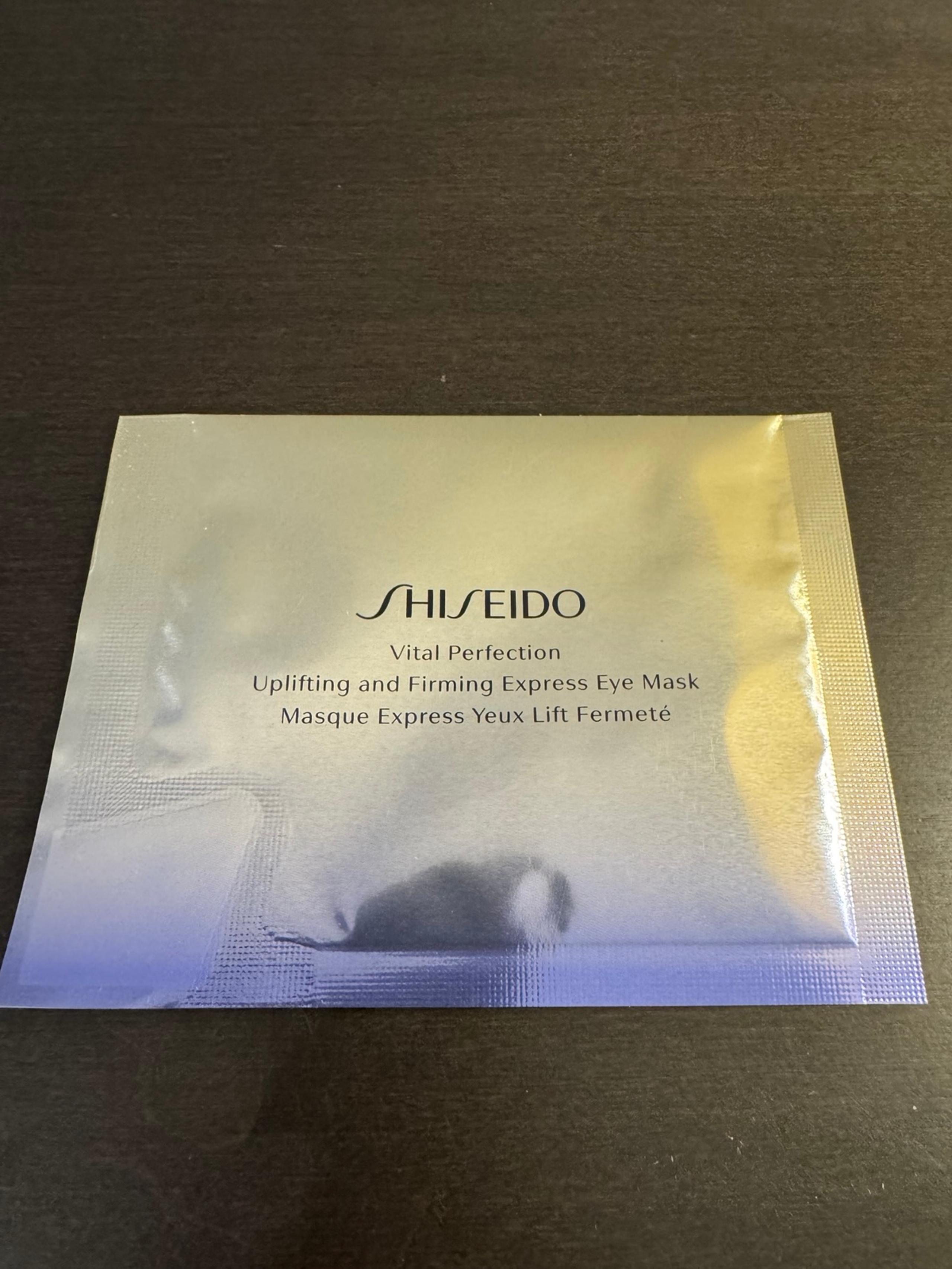 Shiseido Vital Perfection Uplifting and Firming Express Eye Mask NEW
