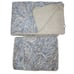 Tommy Bahama Twin quilt and sham palm frond tropical style linen and cotton
