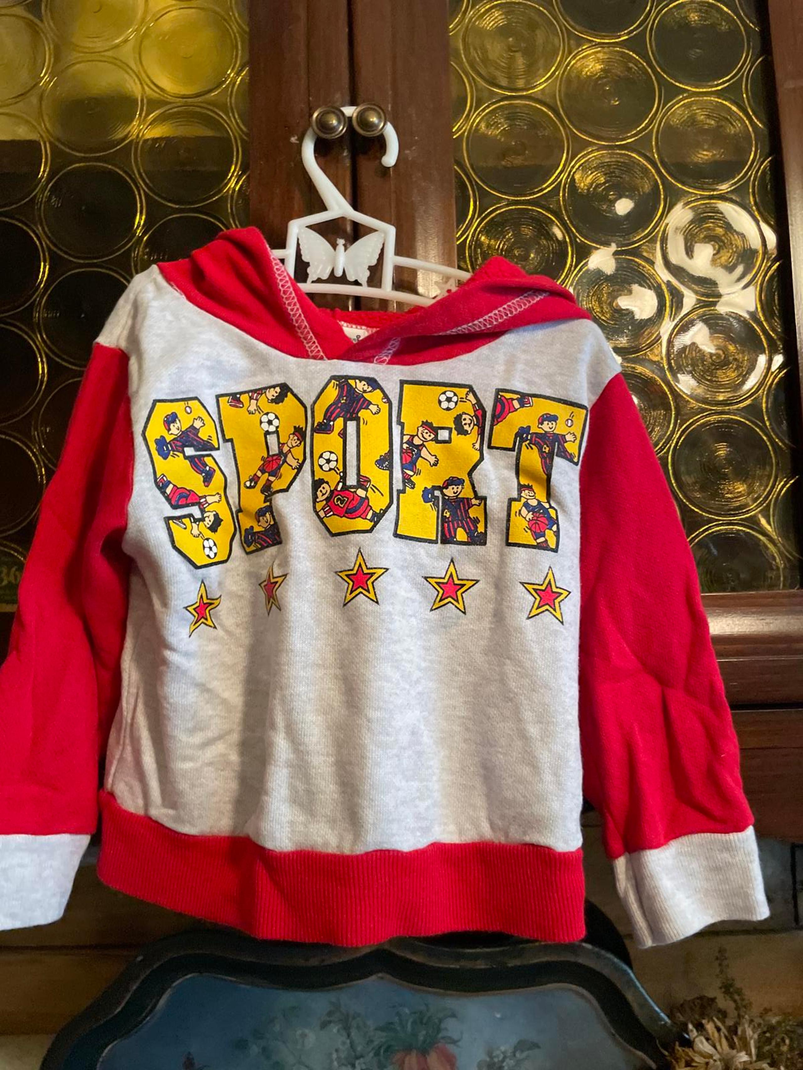 Kids' Sport-Themed Hoodie - Fun & Colorful!