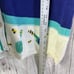 Vintage Women’s Blue Sweater Vest with Tennis Racket Knit Details XL