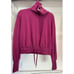 NWT Sweaty Betty Melody Luxe Fleece Pullover Funnel Neck Size Small Purple