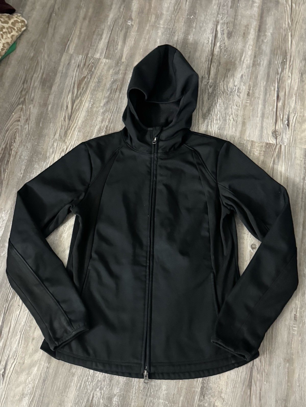 Champion c9 black full zip athletic jacket.