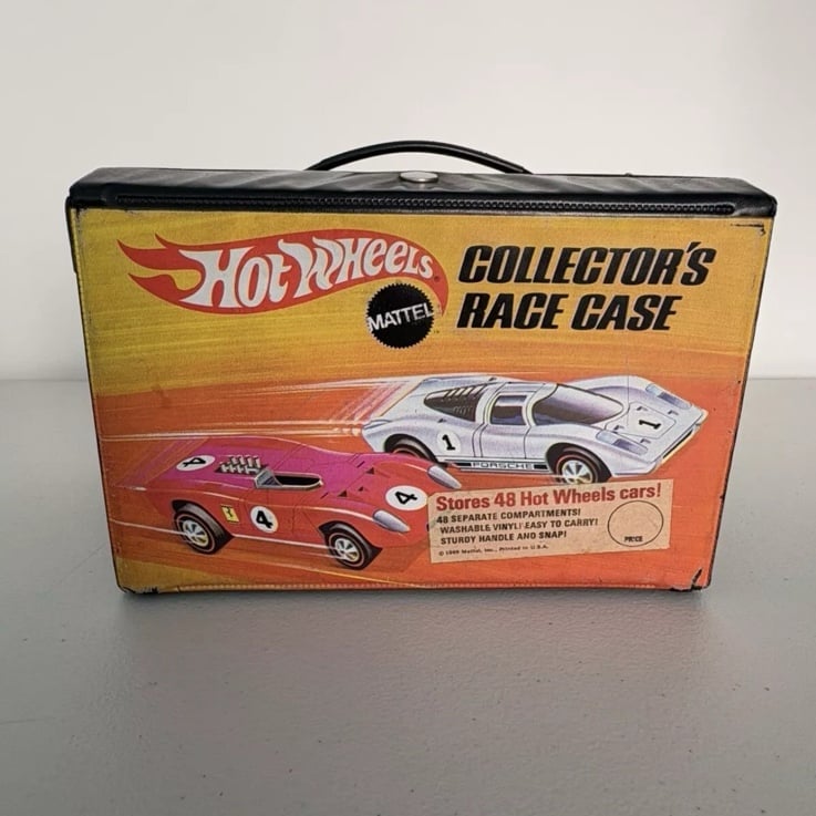 1969 Hot Wheels Redline 48 Car Collectors Case #4977 4 Trays