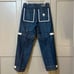 Marithe Francois Girbaud Vintage Y2K Baggy Cargo Jeans Shuttle Tape Mens 36x33
