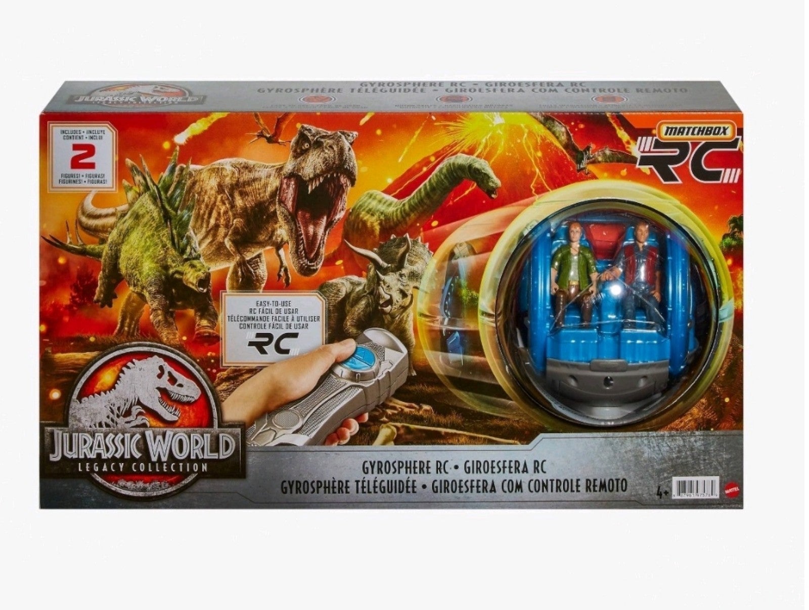 Brand New Jurassic World Legacy Collection Gyrosphere Remote Control