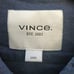 VINCE Men Navy Cotton Twill Button Down Shirt 20th Anniversary Blue M