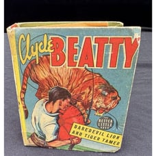 1939 Big Little Book Clyde Beatty Daredevil Lion and Tiger Tamer #1410 Excellent