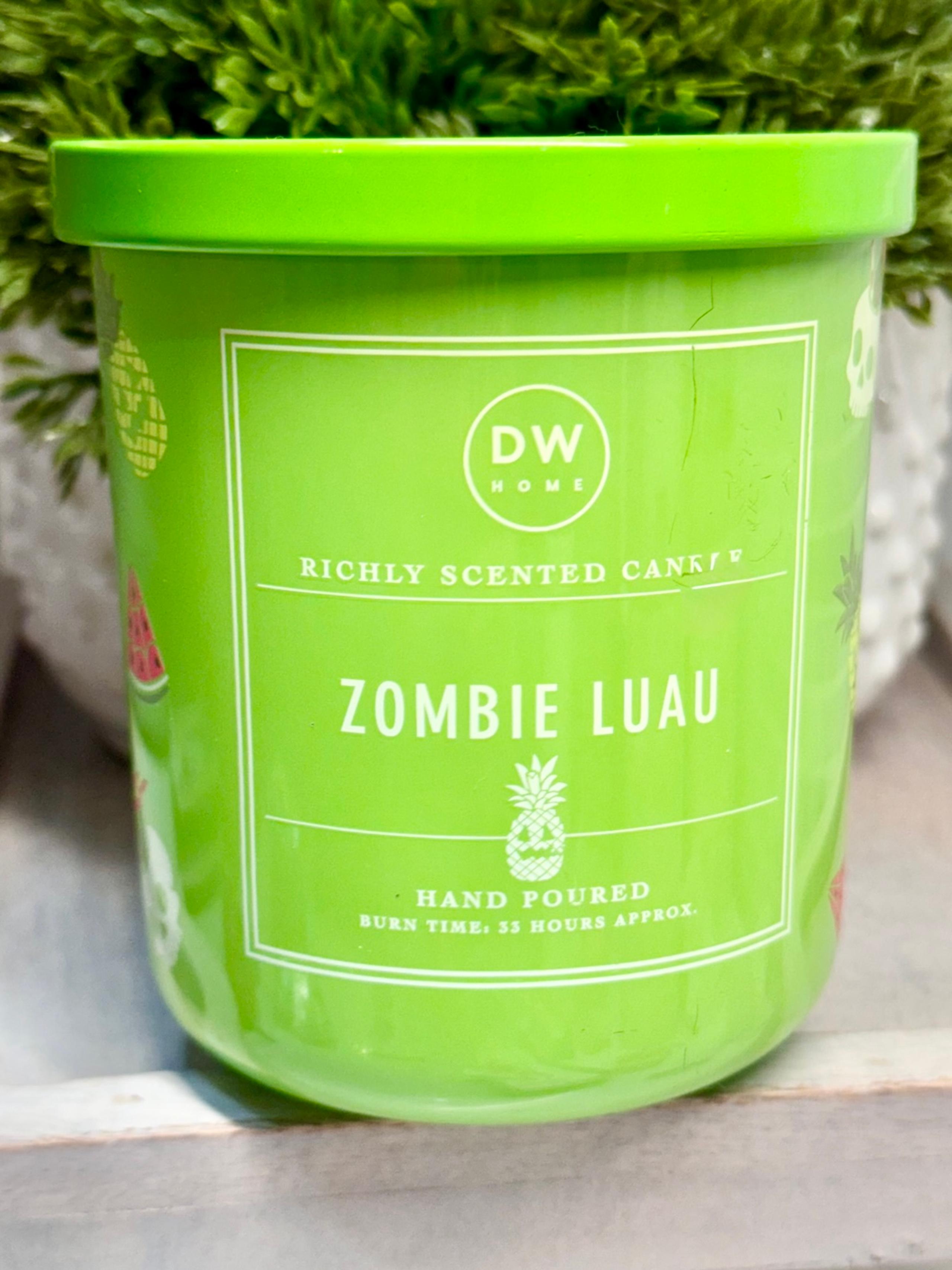 Summerween/Halloween DW Home Zombie Luau 8.8oz Candle NEW