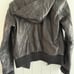 Black leather jacket