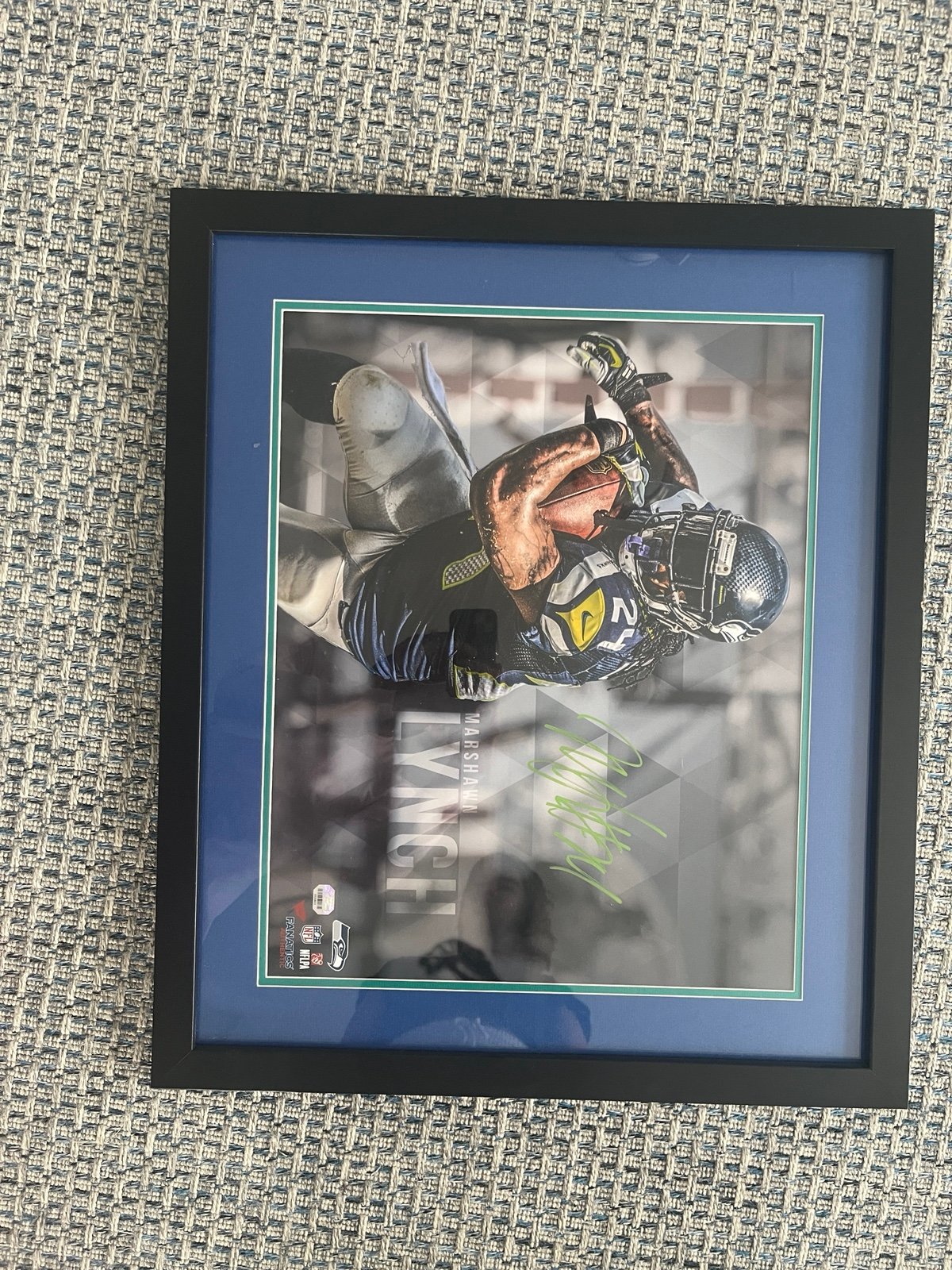 Marshawn Lynch Authentic Autographed Photo