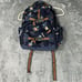 Pottery Barn Kids Mackenzie Backpack Blue Skateboard Robots Travel Bag Skater