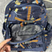 Pottery Barn Kids Mackenzie Backpack Blue Skateboard Robots Travel Bag Skater