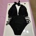 Tempt Me Black Plunge V Neck Cutout Monokini One Piece Swimsuits NWT Size XXL
