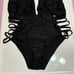 Tempt Me Black Plunge V Neck Cutout Monokini One Piece Swimsuits NWT Size XXL