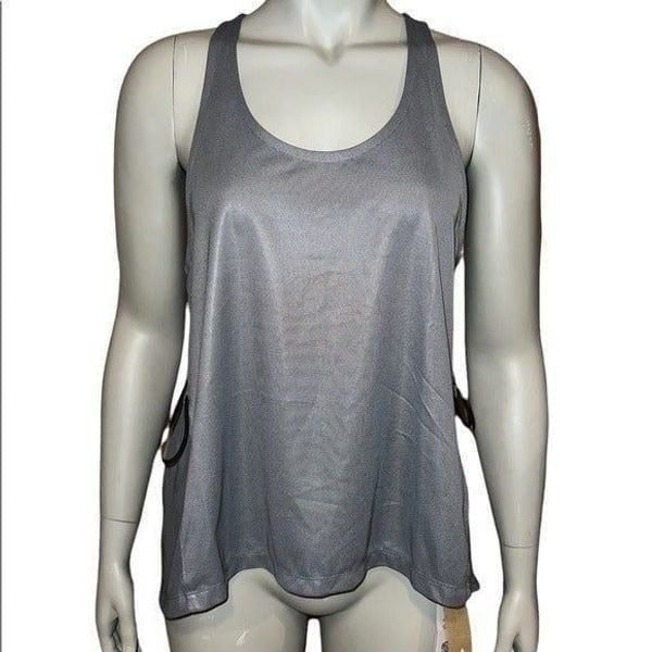 Adidas Gray Primeblue Y-Tank Top Women's Medium NWT
