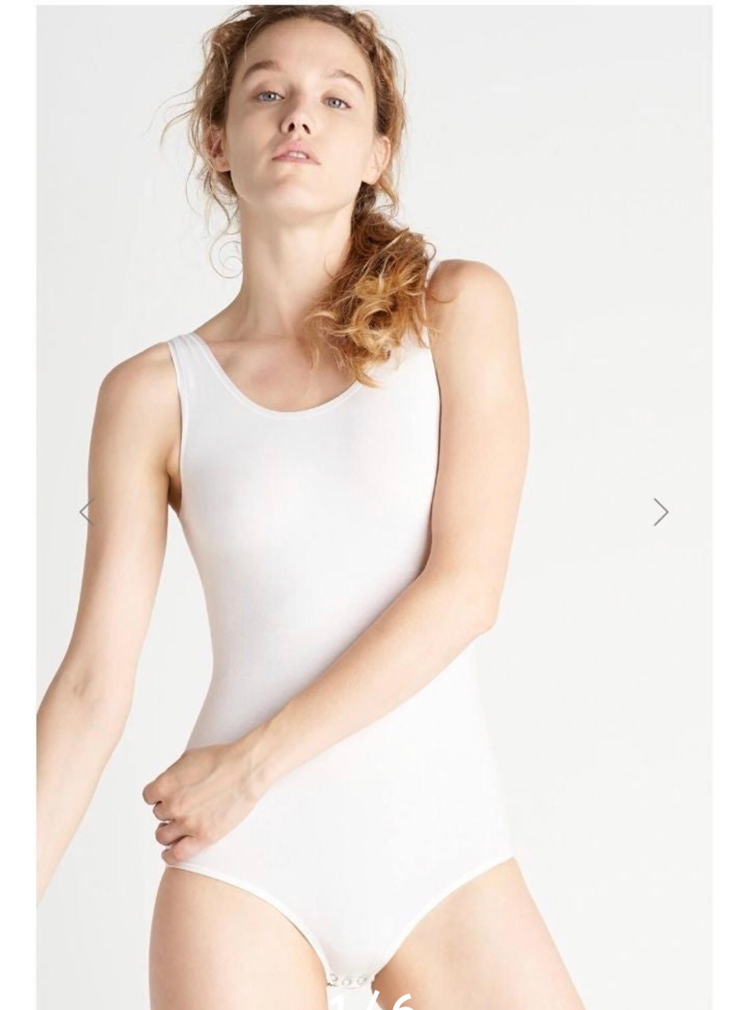 YUMMIE White Bodysuit S/M
