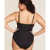 Andie Swim The Full Coverage Amalfi One Piece in Black L NWT