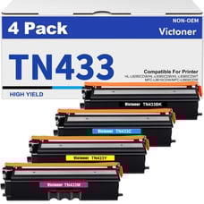 TN433 TN-433 Toner Cartridge Set