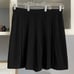 St.John Basics Santana Knit Pleated Pull On Shorts Culottes Size 16 Black